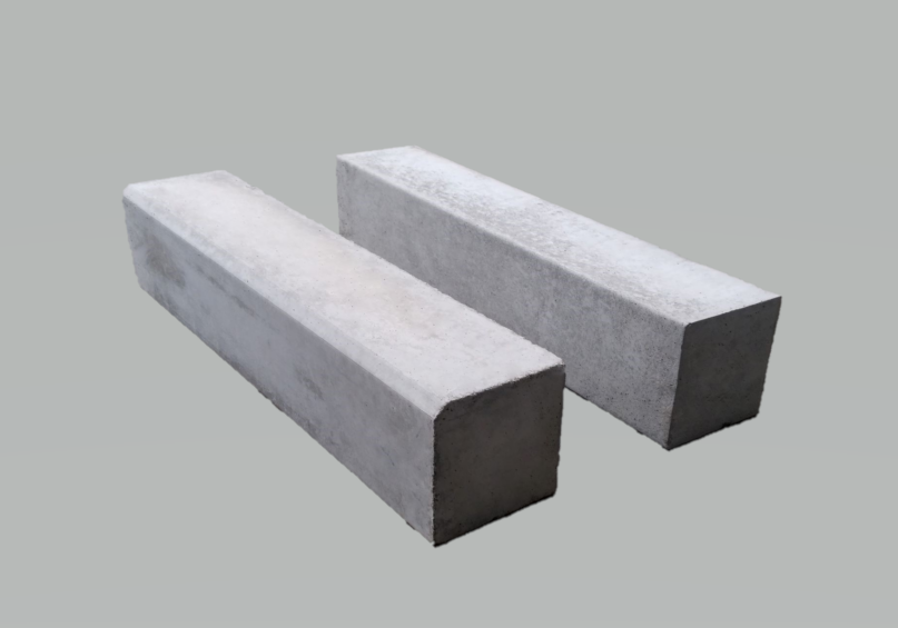 地先境界ブロックＡ　１２０×１２０×６００（片面取、面無）